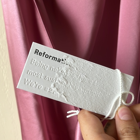 - NWT reformation iman top in sugar plum - size xl - Picture 14 of 14